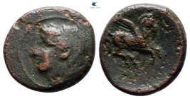 Sicily. Kephaloidion circa 339-307 BC. Bronze Æ