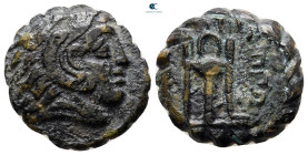 Macedon. Philippi circa 356-345 BC. Coin turned into a gaming token. Bronze Æ