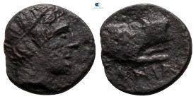 Kings of Macedon. Uncertain mint. Pausanias 395-393 BC. Bronze Æ