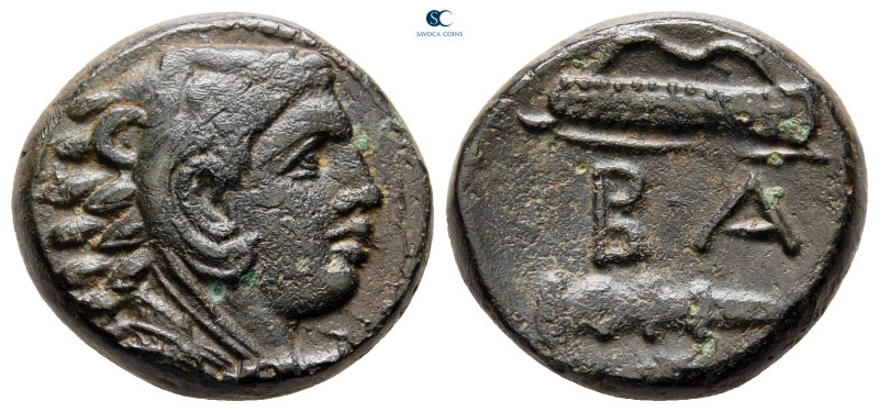 Kings of Macedon. Uncertain mint. Alexander III "the Great" 336-323 BC. 
Bronze...