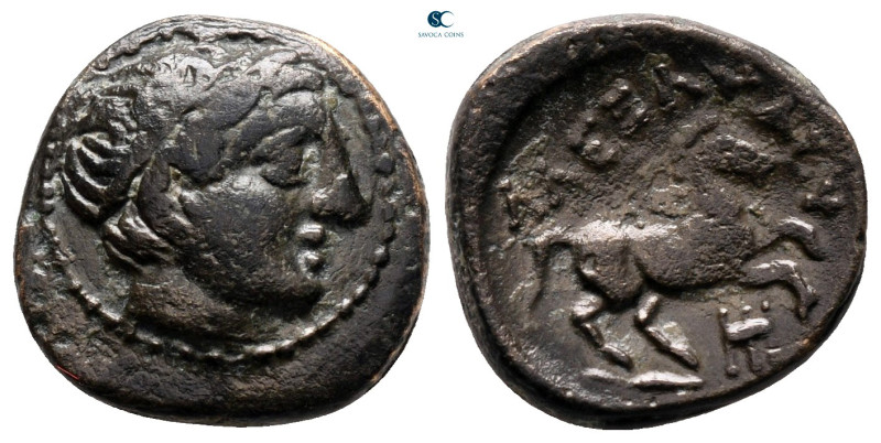 Kings of Macedon. Uncertain mint. Alexander III "the Great" 336-323 BC. 
Bronze...