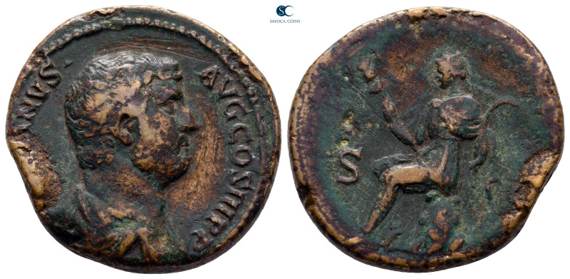 Hadrian AD 117-138. Rome
As Æ

26 mm, 12,00 g



nearly very fine