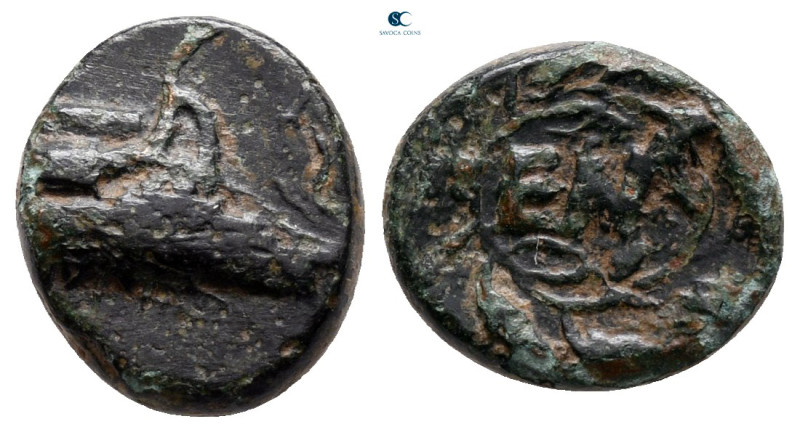 Thrace. Elaios circa 250 BC. 
Bronze Æ

13 mm, 1,64 g



very fine