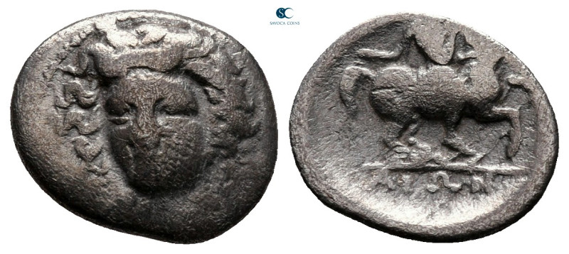 Thessaly. Larissa circa 375-344 BC. 
Trihemiobol AR

13 mm, 1,19 g



nea...