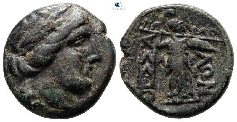 Thessaly. Thessalian League circa 200-100 BC. 
Bronze Æ

20 mm, 7,11 g


...