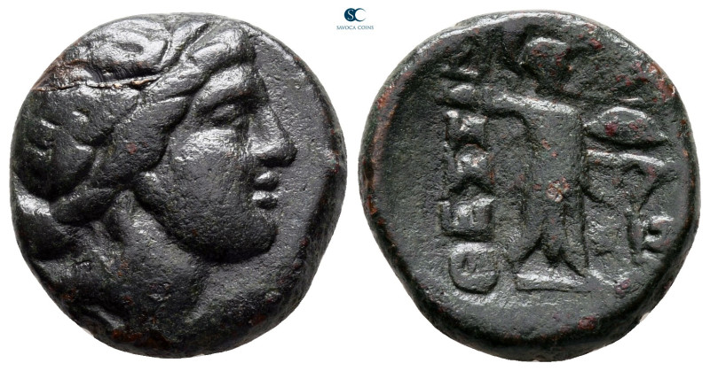 Thessaly. Thessalian League circa 150-50 BC. 
Bronze Æ

18 mm, 6,04 g



...