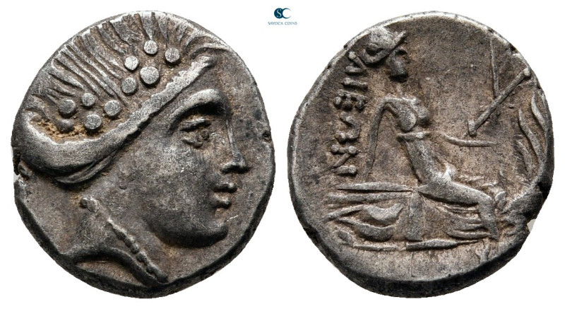 Euboea. Histiaia circa 386-338 BC. 
Tetrobol AR

13 mm, 1,66 g



very fi...