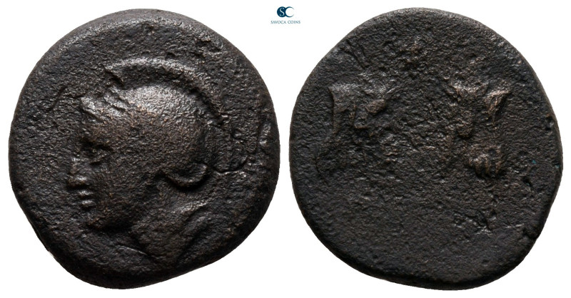 Mysia. Pergamon circa 310-282 BC. 
Bronze Æ

18 mm, 4,00 g



nearly very...