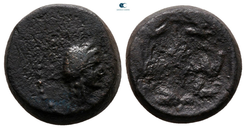 Aiolis. Elaia circa 200-0 BC. 
Bronze Æ

15 mm, 4,57 g



fine