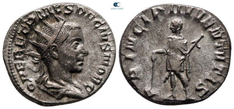 Herennius Etruscus, as Caesar AD 249-251. Rome
Antoninianus AR

21 mm, 4,80 g...