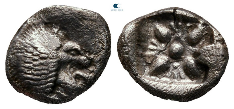 Ionia. Miletos circa 525-475 BC. 
Diobol AR

11 mm, 1,09 g



very fine