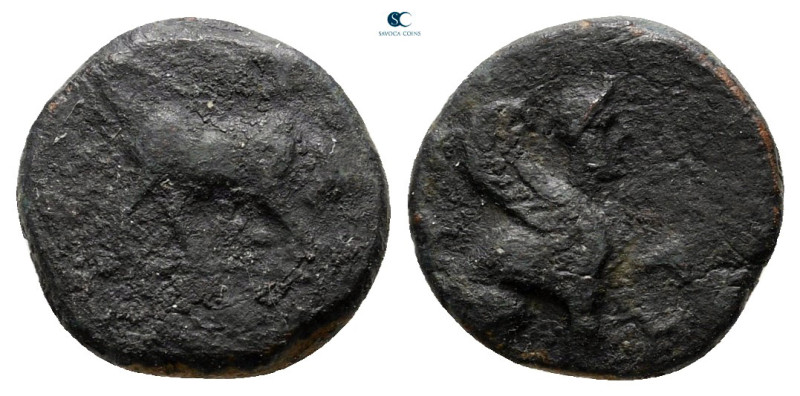 Caria. Kaunos circa 350-300 BC. 
Bronze Æ

11 mm, 1,07 g



nearly very f...