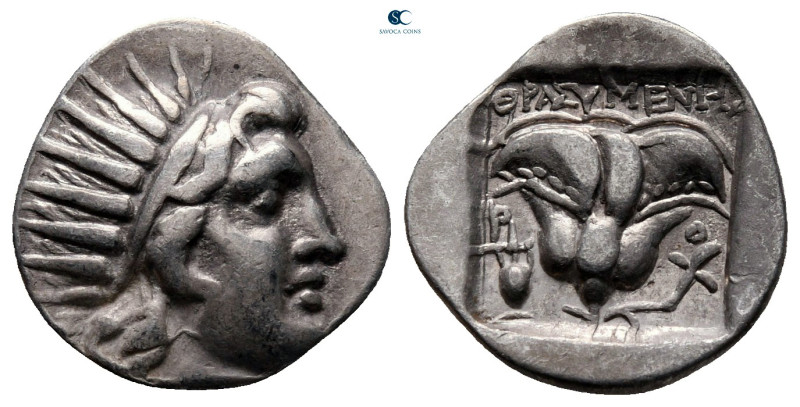 Islands off Caria. Rhodos circa 150-125 BC. 
Plinthophoric Drachm AR

15 mm, ...