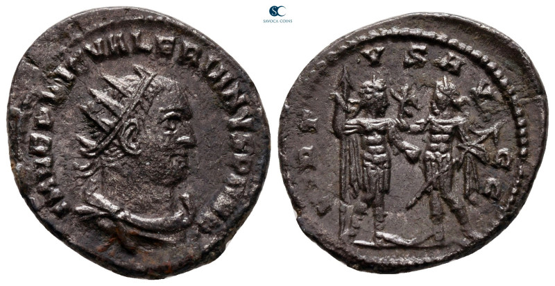 Valerian I AD 253-260. Antioch
Billon Antoninianus

22 mm, 3,64 g



very...