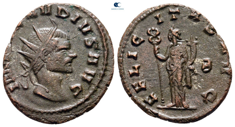 Claudius II (Gothicus) AD 268-270. Mediolanum
Antoninianus Æ

21 mm, 3,07 g
...