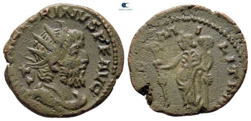 Victorinus AD 269-271. Treveri
Antoninianus Æ

19 mm, 2,66 g



very fine...