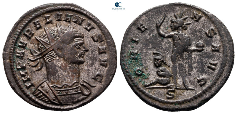 Aurelian AD 270-275. Cyzicus
Antoninianus Æ silvered

23 mm, 3,70 g



ve...