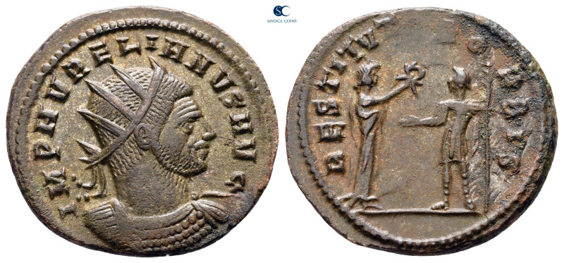 Aurelian AD 270-275. Siscia
Antoninianus Æ silvered

23 mm, 3,77 g



nea...