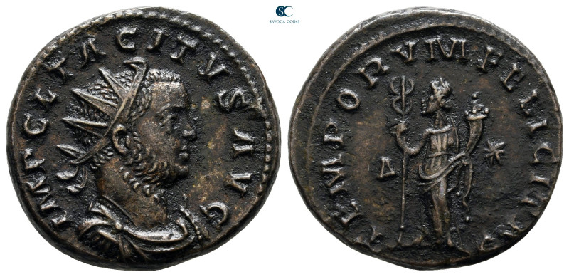 Tacitus AD 275-276. Lugdunum
Antoninianus Æ

22 mm, 5,63 g



extremely f...