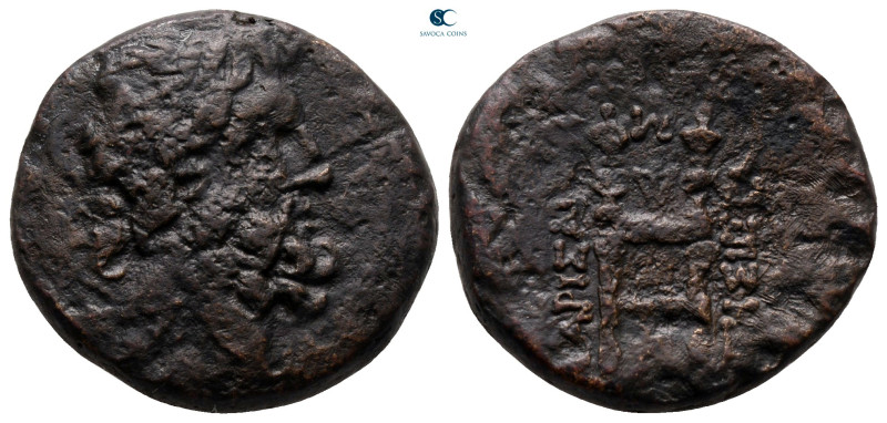 Seleucis and Pieria. Larissa ad Orontes circa 100-0 BC. 
Bronze Æ

21 mm, 8,2...