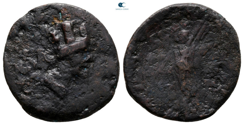 Kings of Armenia. Artaxata circa 55-54 BC. 
Tetrachalkon Æ

20 mm, 4,03 g

...