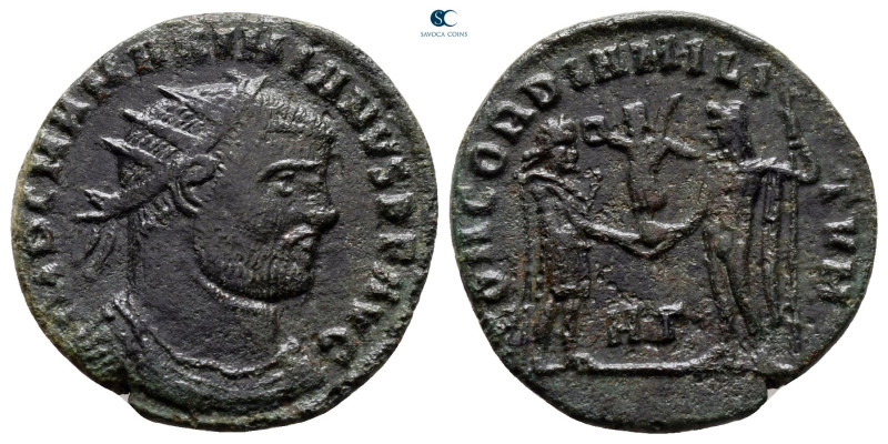 Maximianus Herculius AD 286-305. Heraclea
Radiatus Æ

20 mm, 2,54 g



ve...