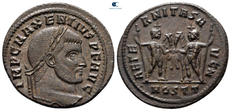 Maxentius AD 306-312. Ostia
Follis Æ

25 mm, 5,18 g



very fine