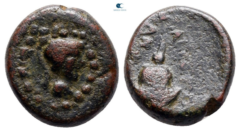 Island off Caria. Rhodos. Pseudo-autonomous issue AD 1-100. 
Bronze Æ

13 mm,...