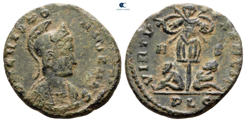 Crispus, as Caesar AD 316-326. Lugdunum
Follis Æ

18 mm, 2,52 g



very f...