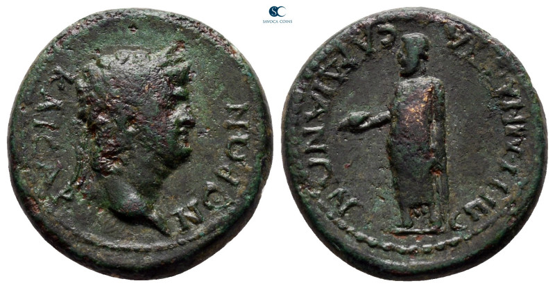 Lydia. Sardeis. Nero AD 54-68. 
Bronze Æ

19 mm, 4,42 g



very fine