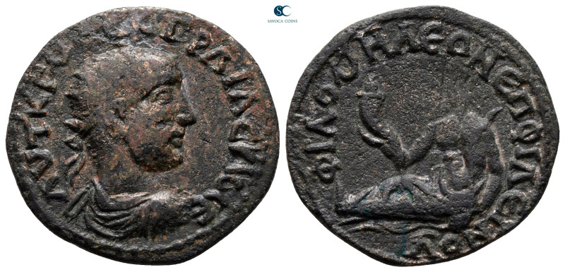 Phrygia. Philomelion. Trajan Decius AD 249-251. 
Bronze Æ

24 mm, 5,82 g

...