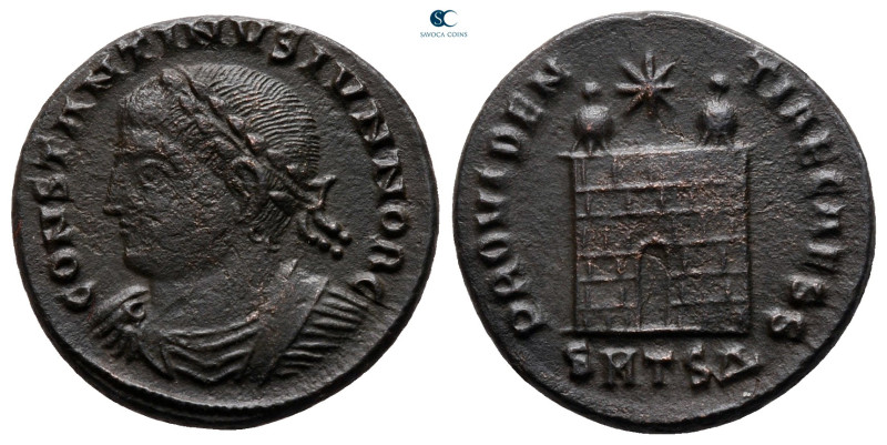 Constantine II, as Caesar AD 317-337. Thessaloniki
Follis Æ

19 mm, 3,11 g
...