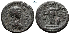 Pamphylia. Magydos. Geta, as Caesar AD 197-209. Bronze Æ