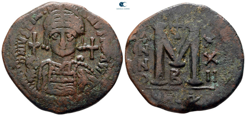 Justinian I AD 527-565. Antioch
Follis Æ

37 mm, 18,36 g



good very fin...