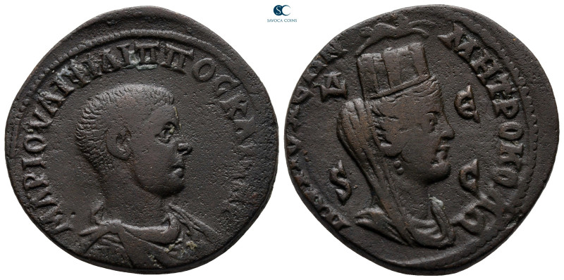 Seleucis and Pieria. Antioch. Philip II AD 247-249. 
Bronze Æ

30 mm, 18,00 g...