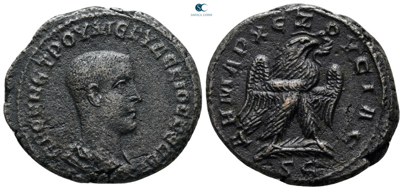 Seleucis and Pieria. Antioch. Herennius Etruscus AD 251. 
Billon-Tetradrachm
...