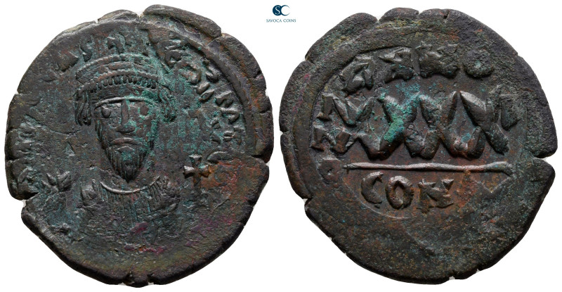 Phocas AD 602-610. Constantinople
Follis or 40 Nummi Æ

32 mm, 12,57 g


...