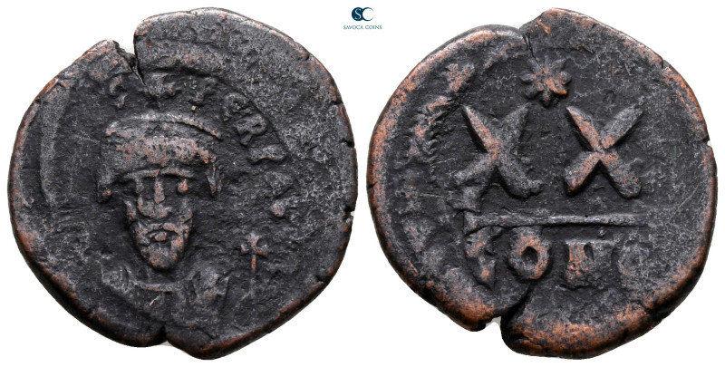 Phocas AD 602-610. Constantinople
Half Follis or 20 Nummi Æ

23 mm, 5,93 g
...