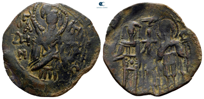 Michael VIII Palaeologus AD 1261-1282. Thessalonica
Trachy Æ

24 mm, 1,75 g
...