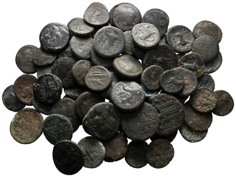 Lot of ca. 90 greek bronze coins / SOLD AS SEEN, NO RETURN!

nearly very fine