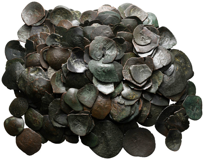 Lot of ca. 250 byzantine scyphate coins / SOLD AS SEEN, NO RETURN!

fine