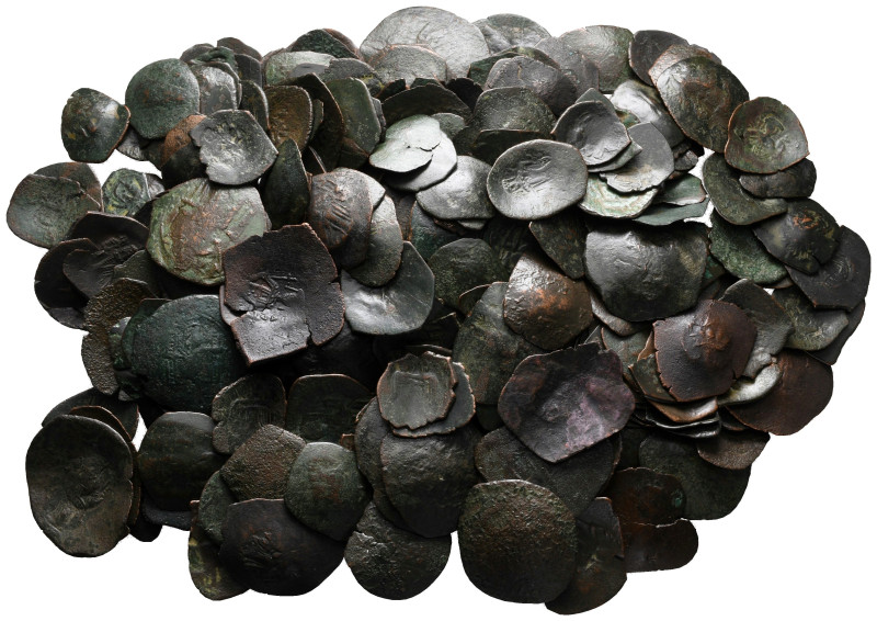 Lot of ca. 250 byzantine scyphate coins / SOLD AS SEEN, NO RETURN!

fine