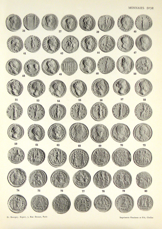 Bourgey, Etienne. MONNAIES ROMAINES, MÉDAILLES & PLAQUETTES DES COLLECTIONS JUAN...