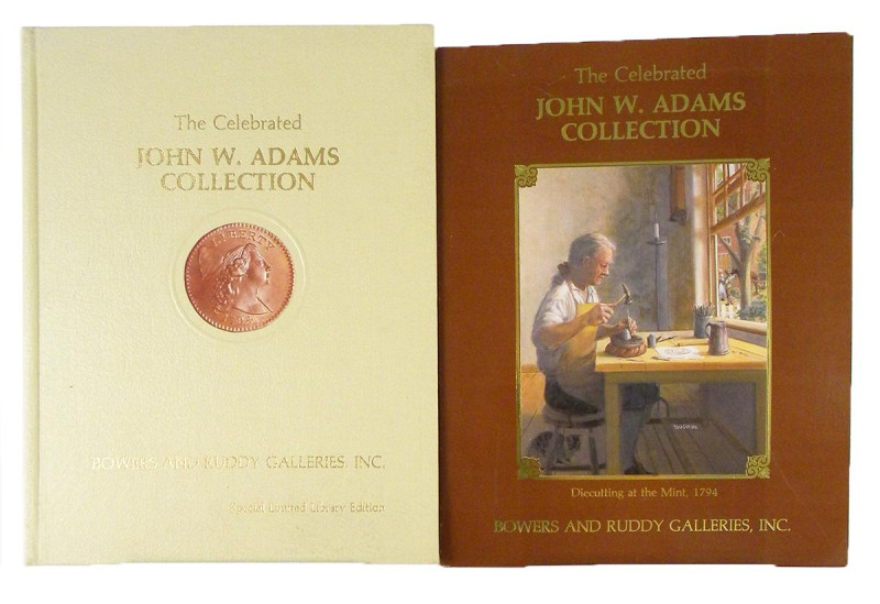 Bowers & Ruddy Galleries. THE CELEBRATED JOHN W. ADAMS COLLECTION OF UNITED STAT...