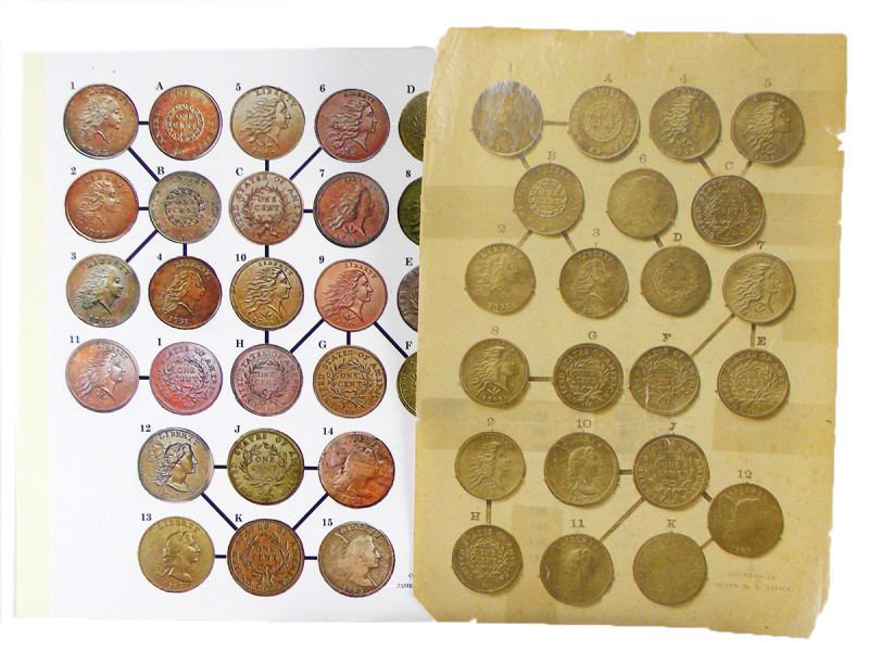 Levick, J.N.T. [compiler]. TYPES AND VARIETIES OF THE U.S. CENT, 1793. Unmounted...