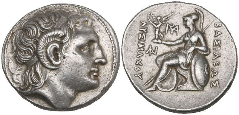 Kings of Thrace, Lysimachos (323-281 BC), tetradrachm, Pella, c. 286-281 BC, dei...