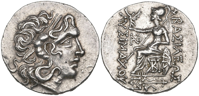 Kings of Thrace, Lysimachos (323-281 BC), tetradrachm, Byzantium, 2nd century BC...