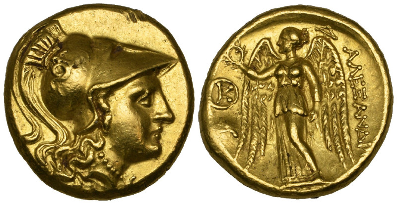 Kings of Macedon, Alexander III, the Great (336-323 BC), gold stater, uncertain ...