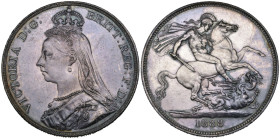 Victoria, Jubilee head, crown, 1888, narrow date (S. 3921), mint state, in NGC holder graded MS 63+, rare thus

Estimate: GBP 800-1200