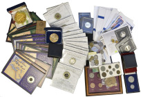 Miscellaneous World Coins (many hundreds), mostly 20th Century collectors’ souvenir editions, including: ‘Coin Sets of all Nations’, 104 sets also inc...